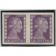 ARGENTINA 1952 GJ 1008P EVA PERON PAREJA SIN DENTAR MINT U$ 30